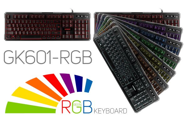 Keyboard Green : GK601 RGB - Image 2