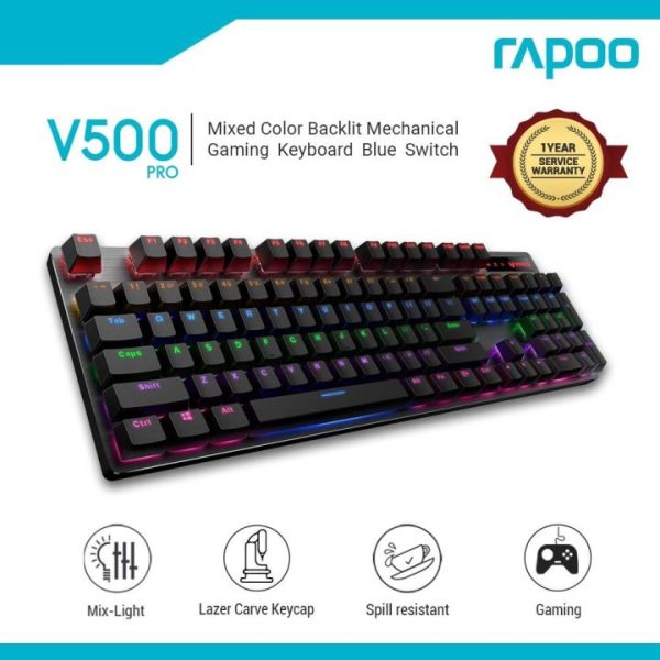 Keyboard Rapo : V500pro