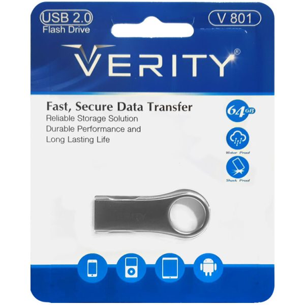 Flash usb verity 64G : V801 فلش یو اس بی